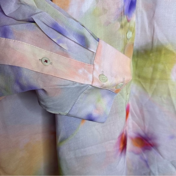 SCOTCH & SODA Motion Print Oversized Shirt NWT Size 40 (10)US Large - Picture 9 of 16